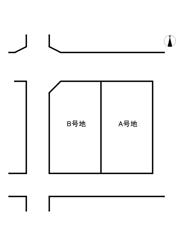 姫路市網干区浜田/全2区画の区画図