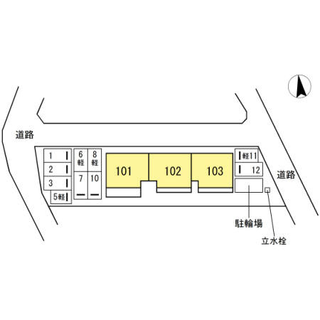 ルミウス万々の区画図