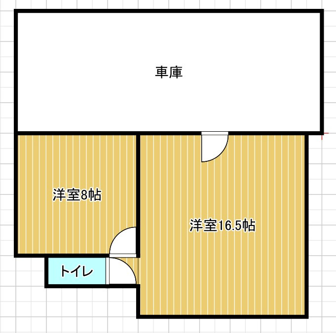 仲町3丁目住宅の間取り|1階の間取りです