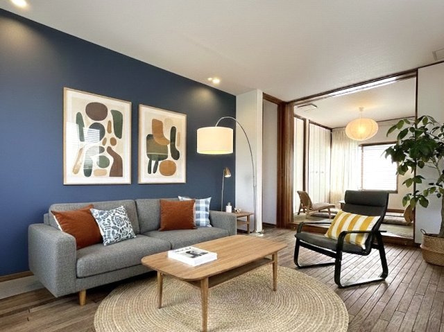 仲町3丁目住宅の浴室|落ち着いた空間のお風呂です