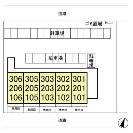 アルカンシェルの区画図