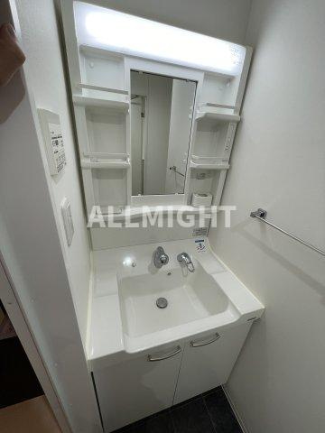 川崎市多摩区宿河原３丁目の賃貸マンションの洗面所|★お部屋探しはオールマイト不動産までご相談下さい♪
