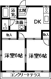 【間取り】 | グレースならB
