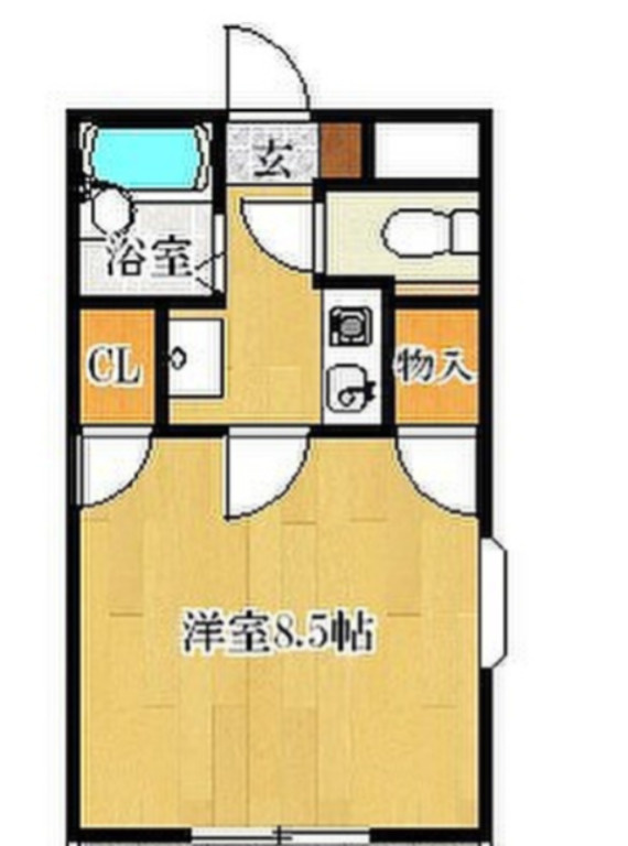 ヴィラージュ1の間取り