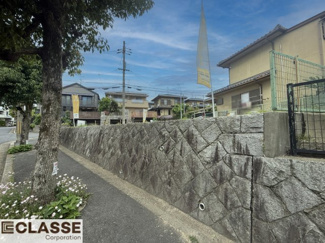 【前面道路含む現地写真】 | 城陽市寺田大川原　１区画　売土地　建築条件付き　