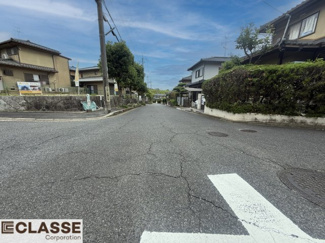 【前面道路含む現地写真】 | 城陽市寺田大川原　１区画　売土地　建築条件付き　