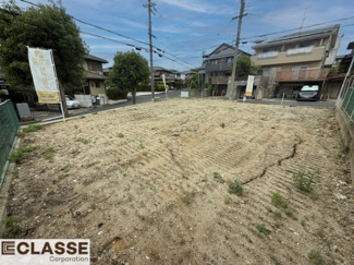 【前面道路含む現地写真】 | 城陽市寺田大川原　１区画　売土地　建築条件付き　