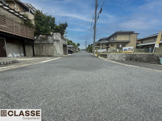 【前面道路含む現地写真】 | 城陽市寺田大川原　１区画　売土地　建築条件付き　