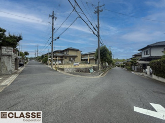 【前面道路含む現地写真】 | 城陽市寺田大川原　１区画　売土地　建築条件付き　