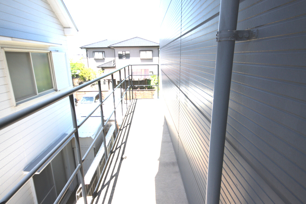 新北町事務所のバルコニー