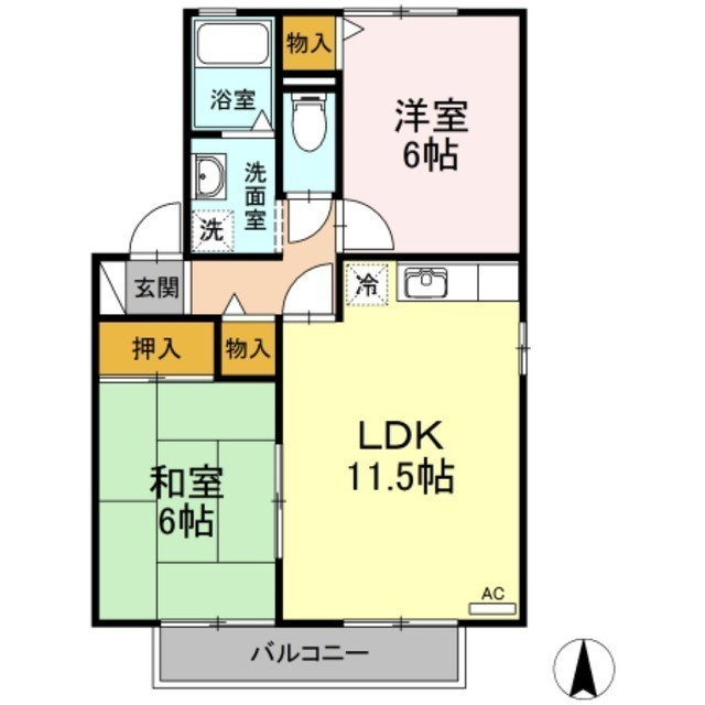 グランシャリオの間取り