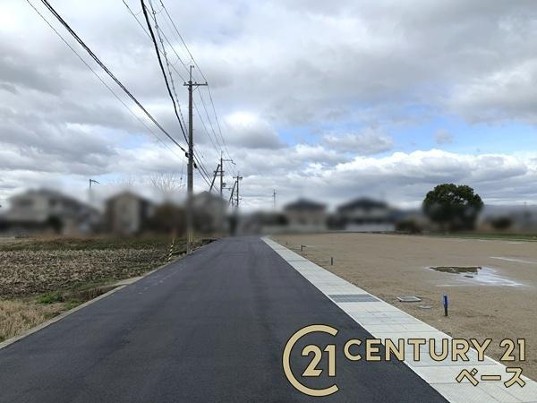 北葛城郡広陵町萱野 １号地　建築条件なし土地の前面道路含む現地写真|■現地撮影写真■近鉄田原本線「箸尾駅」まで徒歩３分！