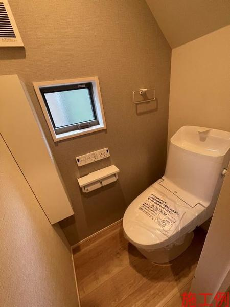 蒲郡市竹谷町第3　全3棟・2号棟のトイレ|施工例