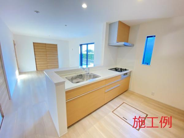 西尾市西幡豆町24-2期　全2棟・2号棟のキッチン|施工例