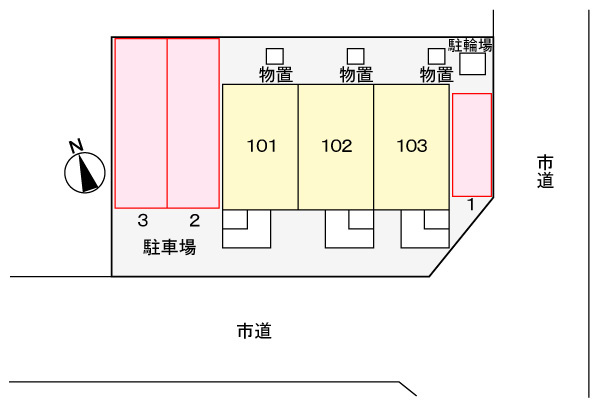 ２１（トゥエンティーワン）の駐車場|駐車場
