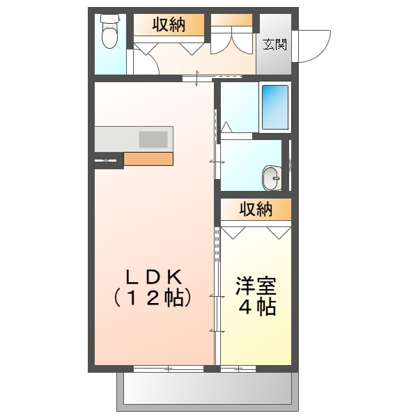 アルカ・ソラーレⅢの間取り