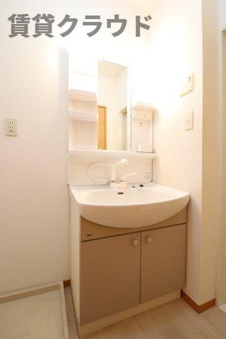 ＹＭＡⅢの洗面所|スペースが確保できる洗面所です