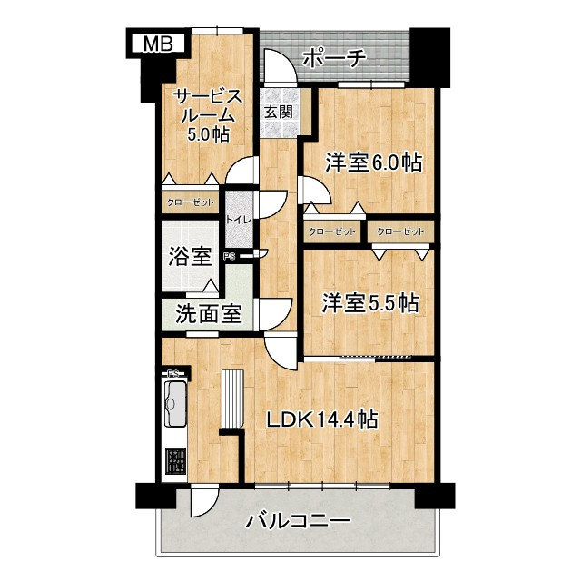 サンクレイドル郡山パークサイドの間取り|現況と相違する場合には現況を優先いたします。