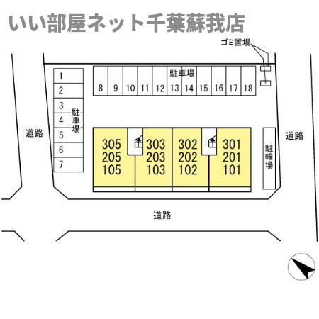 シャイングレイスの区画図
