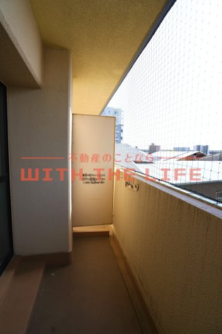 ダイナコート久留米本町【キャッシュバック対象物件】のバルコニー|落ち着いた時間を過ごせるバルコニーです