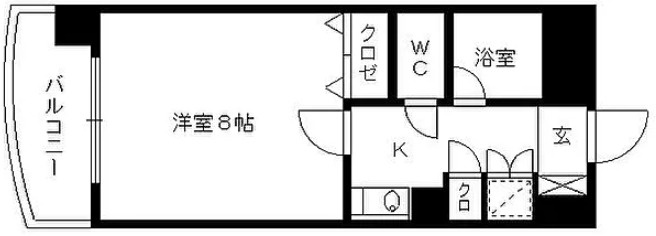 ダイナコート久留米本町【キャッシュバック対象物件】の間取り