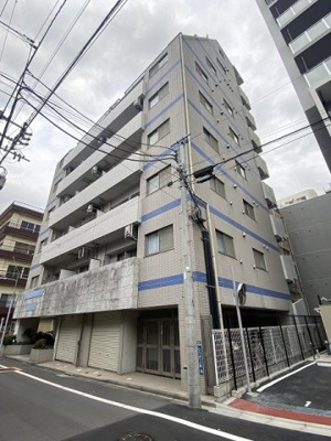 【外観】 | 入谷アムフラット2　3階　リ　フォーム済　家具　エアコン付き