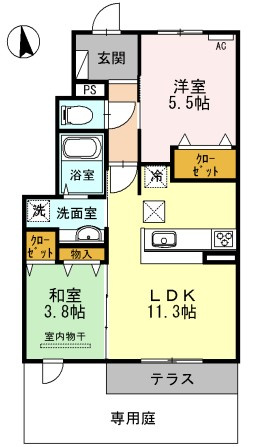 リバーサイド響の間取り