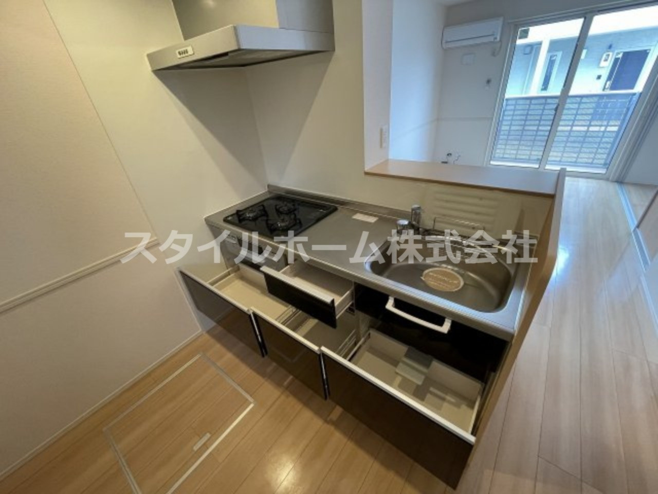 ＤーｒooｍやまはＡのキッチン|お料理しやすいキッチンです