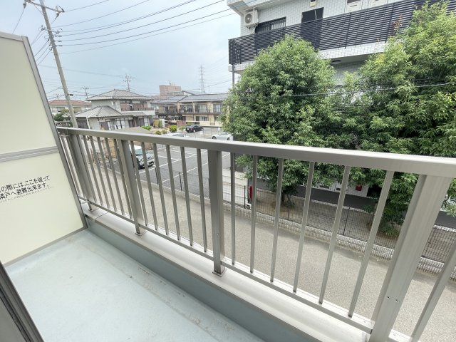 メゾンウエストのバルコニー