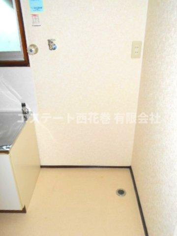 アパートひまわりのその他|洗濯機置き場