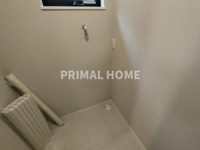 【ランドリースペース】 | 神奈川区沢渡戸建て | 洗濯機置き場です。