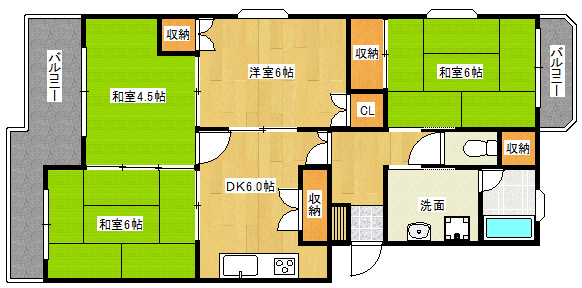 サンハイツミユキの間取り