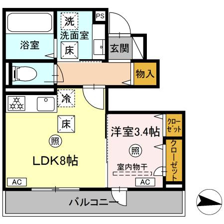インペリアルSの間取り