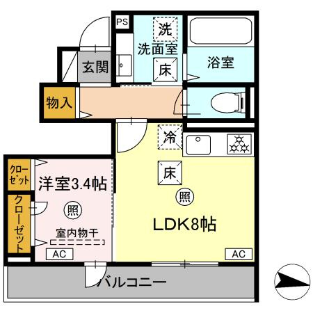 インペリアルSの間取り