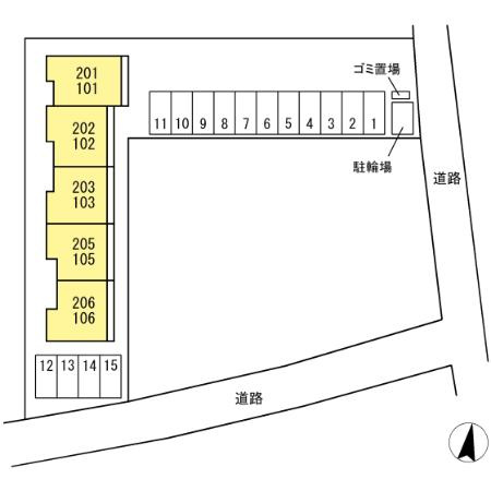インペリアルSの区画図