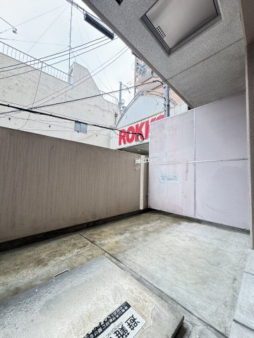 プラシード六甲のバルコニー