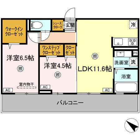 フェニックスアレシアの間取り