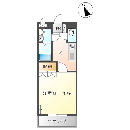 レジデンスフラワーの間取り