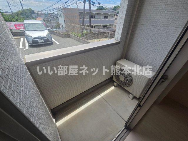 クオーレ津浦町のバルコニー