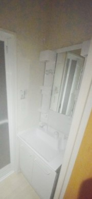 クレイノスターⅢの独立洗面台