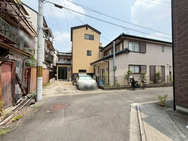 嵯峨野嵯峨ノ段町の前面道路含む現地写真