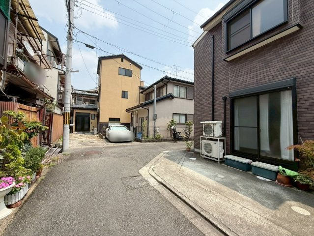 嵯峨野嵯峨ノ段町の前面道路含む現地写真