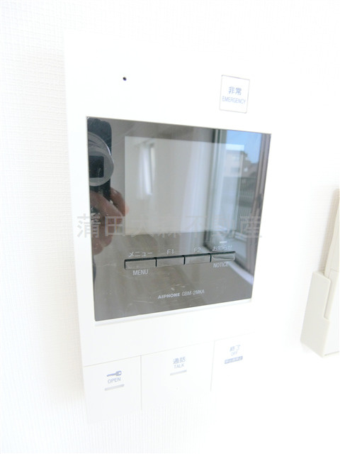 クレストコート池上六丁目の設備|TVモニター付インターホン