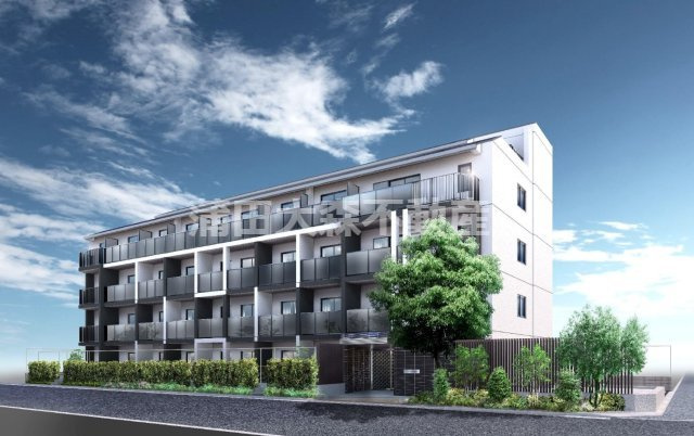 クレストコート池上六丁目の外観パース