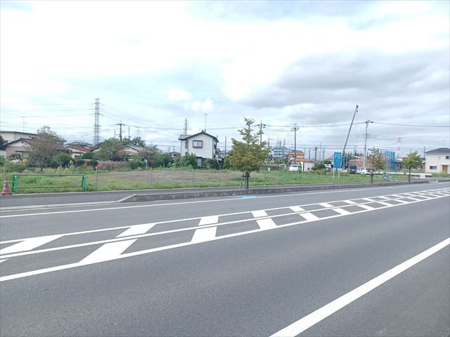 【前面道路含む現地写真】 | 熊谷市上之 4500万 土地