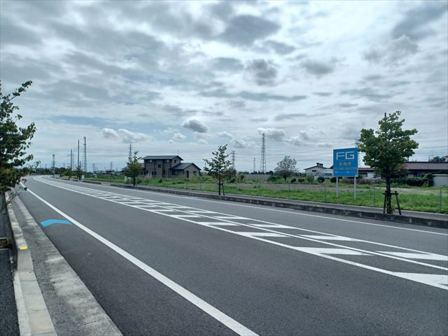 【前面道路含む現地写真】 | 熊谷市上之 4500万 土地