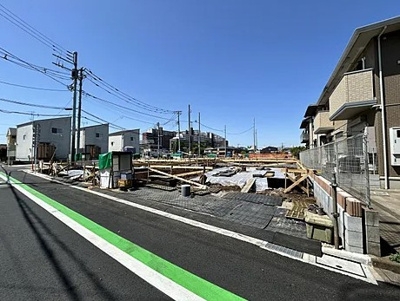【前面道路含む現地写真】 | 西東京市向台町3丁目　新築戸建　全3棟
