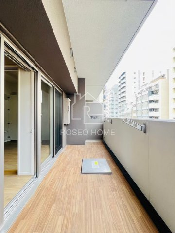 リフレ天満橋のバルコニー
