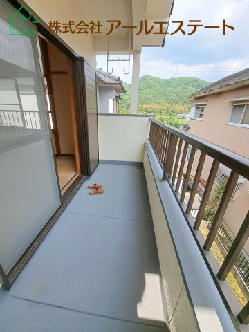 姫路市夢前町菅生澗　　中古戸建のバルコニー