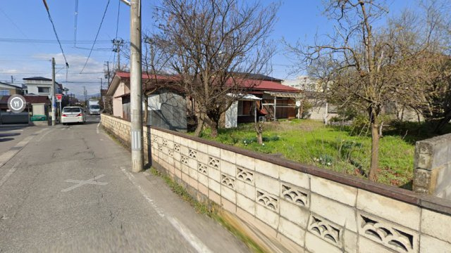 福島県会津若松市日新町の前面道路含む現地写真